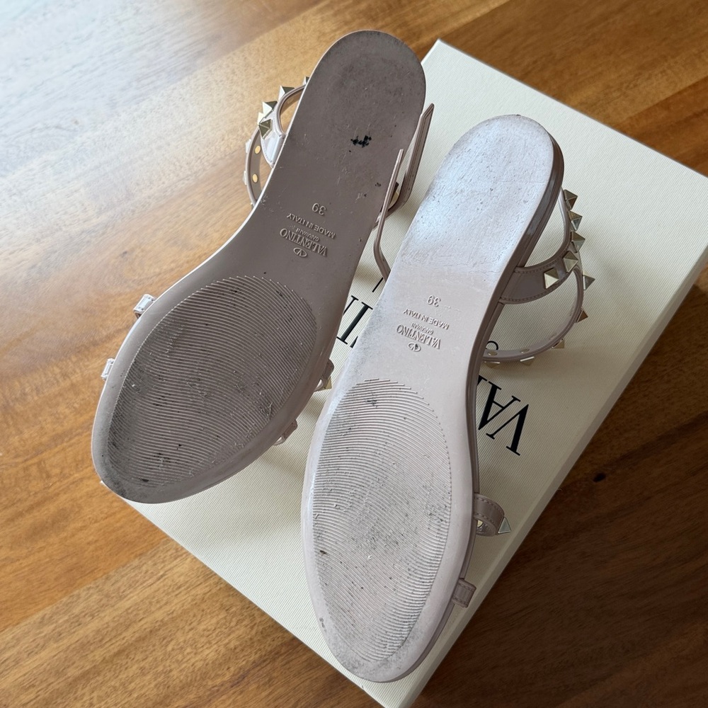Valentino Blush Studded Sandal - Picture 8 of 8